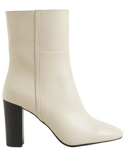 Boden Leather Bootie In White