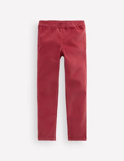 Boden Kids' Leggings Aus Cord In Rot | Grösse 98 In Pink