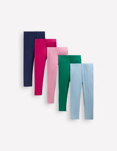 Boden Kids' Leggings Im 5er-pack-winter, Bunt In Multi