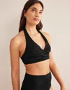 BODEN LEVANZO HALTER BIKINI TOPBLACK WOMEN BODEN