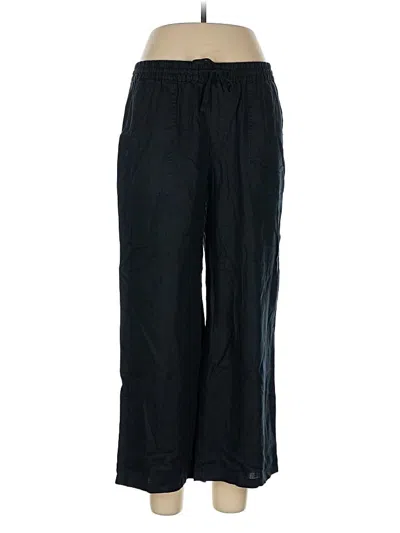 Pre-owned Boden Linen Pants In Black