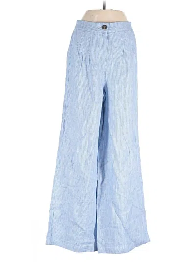 Pre-owned Boden Linen Pants In Blue