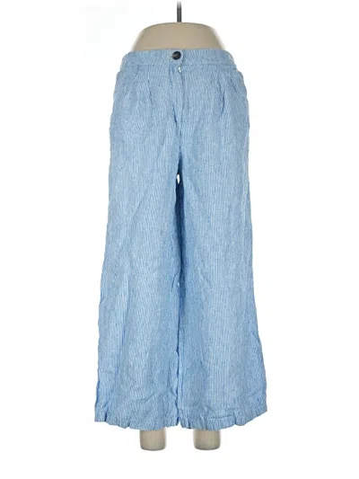 Pre-owned Boden Linen Pants In Blue