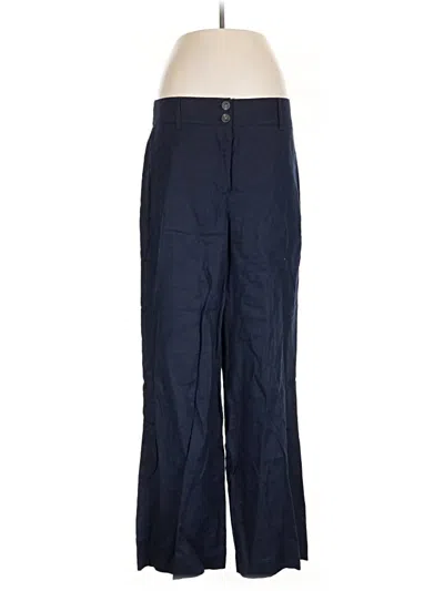 Pre-owned Boden Linen Pants In Blue