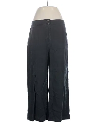 Pre-owned Boden Linen Pants In Gray