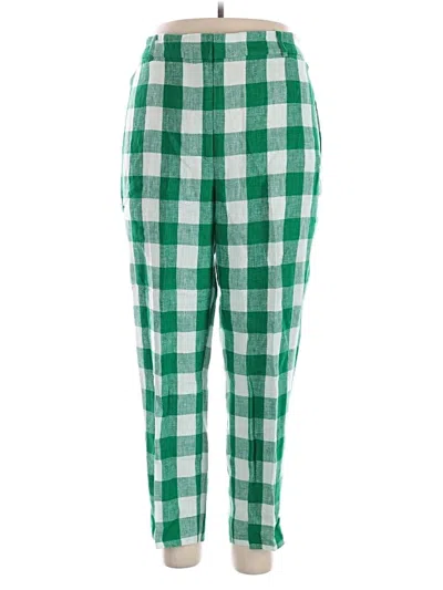 Boden Linen Pants In Green
