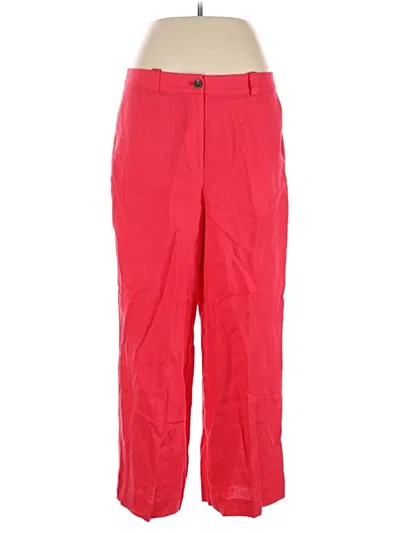 Pre-owned Boden Linen Pants In Red