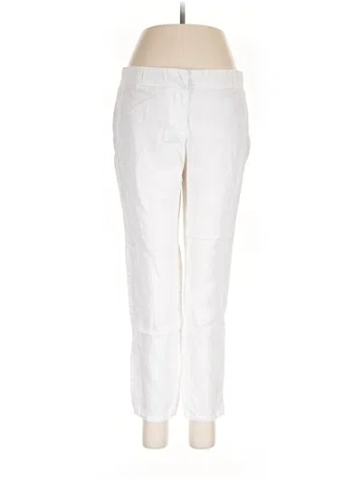 Pre-owned Boden Linen Pants In White