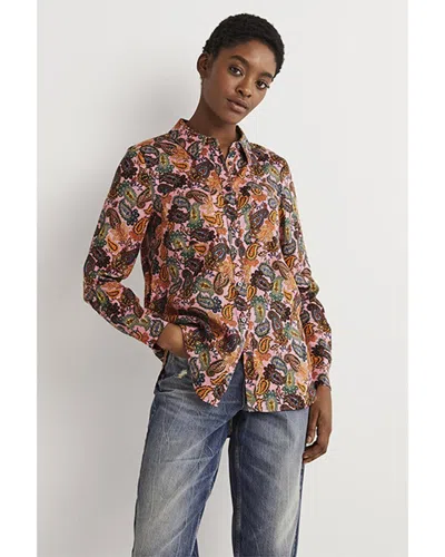 Boden Linen Shirt In Multi