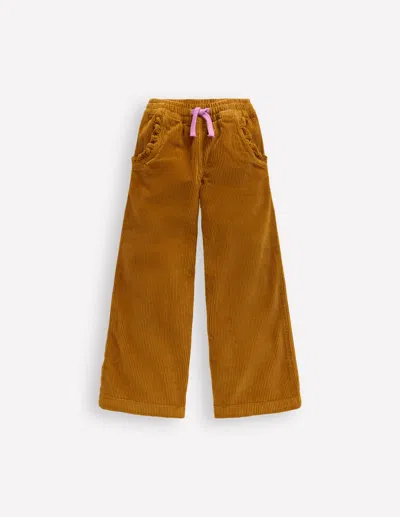 Boden Kids' Lockere Cordhose-toffeebraun In Gold