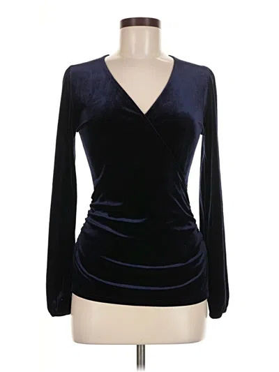 Pre-owned Boden Long Sleeve Blouse In Black