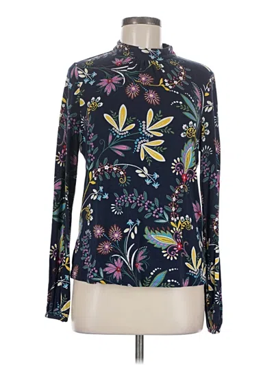 Pre-owned Boden Long Sleeve Blouse In Black