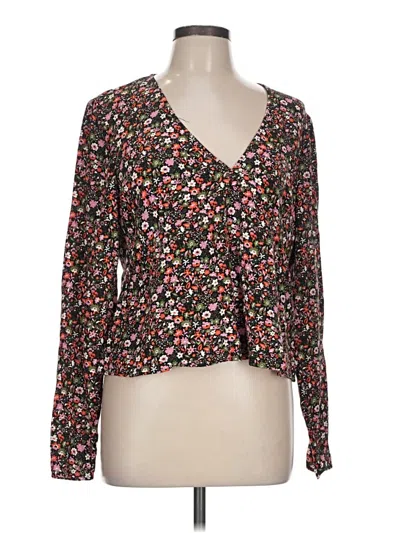 Boden Long Sleeve Blouse In Black