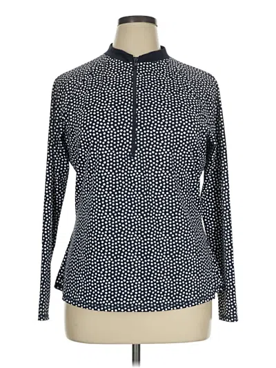 Pre-owned Boden Long Sleeve Blouse In Black