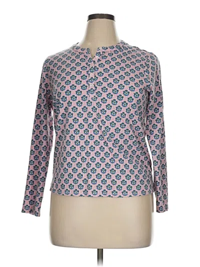 Pre-owned Boden Long Sleeve Blouse In Blue