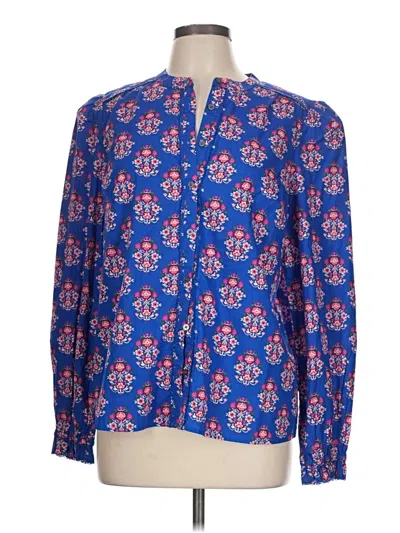 Boden Long Sleeve Blouse In Blue