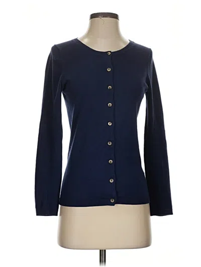 Pre-owned Boden Long Sleeve Blouse In Blue