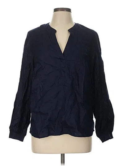 Boden Long Sleeve Blouse In Blue