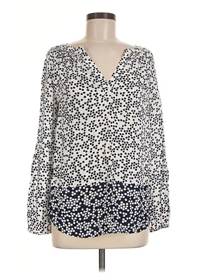 Pre-owned Boden Long Sleeve Blouse In Ivory