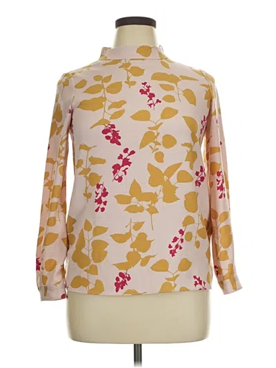 Pre-owned Boden Long Sleeve Blouse In Ivory
