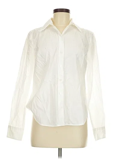Pre-owned Boden Long Sleeve Blouse In Ivory