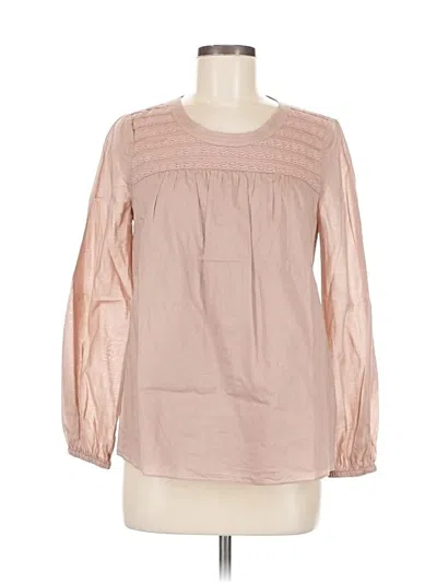 Pre-owned Boden Long Sleeve Blouse In Pink