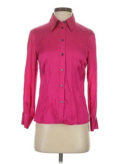 Pre-owned Boden Long Sleeve Blouse In Pink