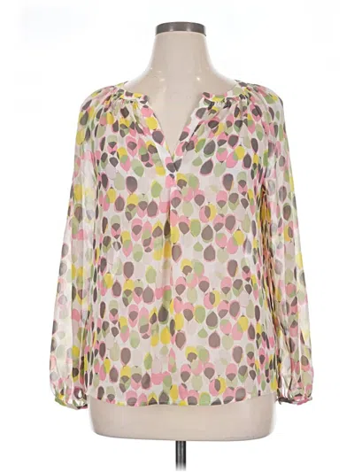 Pre-owned Boden Long Sleeve Blouse In Pink