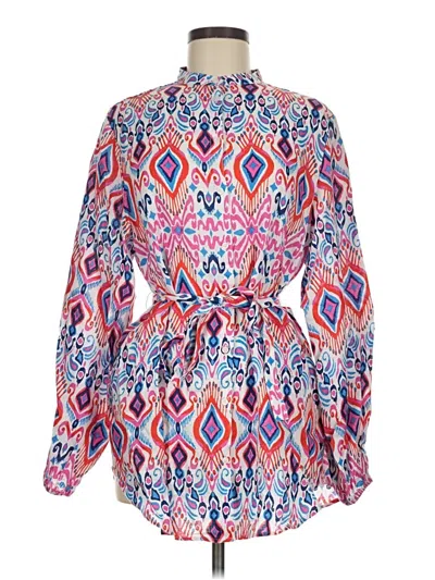Pre-owned Boden Long Sleeve Blouse In Pink