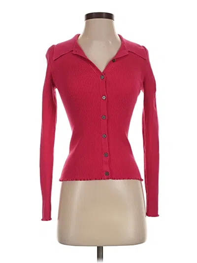 Pre-owned Boden Long Sleeve Blouse In Red