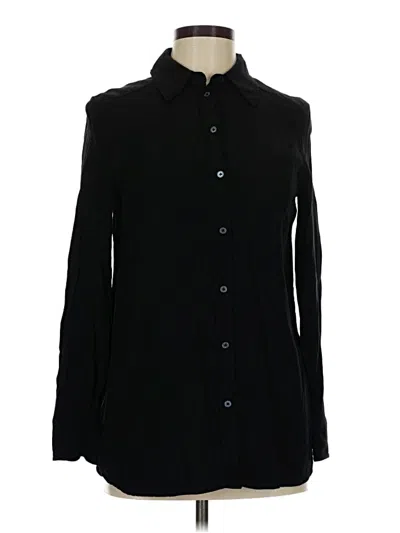 Pre-owned Boden Long Sleeve Button Down Shirt In Black