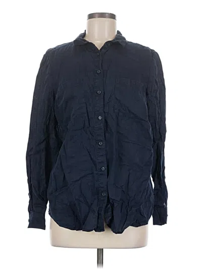 Pre-owned Boden Long Sleeve Button Down Shirt In Blue