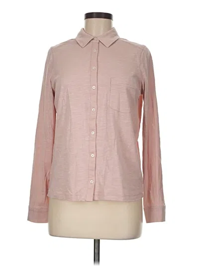 Pre-owned Boden Long Sleeve Button Down Shirt In Pink