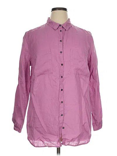 Pre-owned Boden Long Sleeve Button Down Shirt In Pink