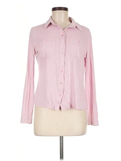 Pre-owned Boden Long Sleeve Button Down Shirt In Pink