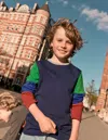 Boden Kuddelmuddel-t-shirt-schuluniform-marineblau In Blue