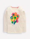Boden Riso Langarmshirt-naturweiss Blumen In Neutral