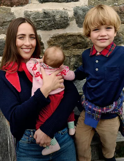 Boden Kids' Long Sleeve Smart Polo Shirt French Navy  In Blue