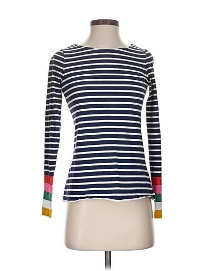 Pre-owned Boden Long Sleeve T-shirt In Blue