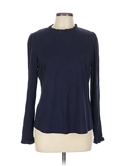 Pre-owned Boden Long Sleeve T-shirt In Blue