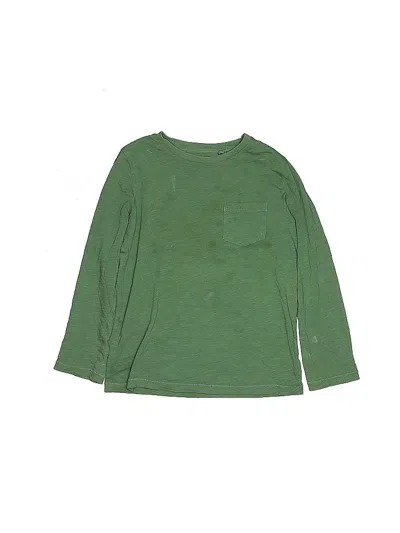 Pre-owned Boden Kids' Long Sleeve T-shirt In Green