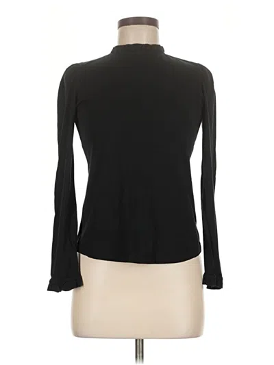 Pre-owned Boden Long Sleeve Top Black Turtleneck Tops