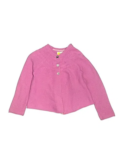 Pre-owned Boden Kids' Long Sleeve Top Pink Keyhole Neckline Tops