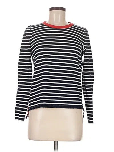 Pre-owned Boden Long Sleeve T-shirt In Black