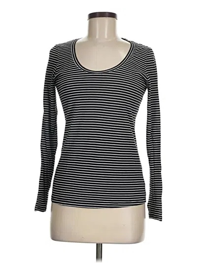 Pre-owned Boden Long Sleeve T-shirt In Black