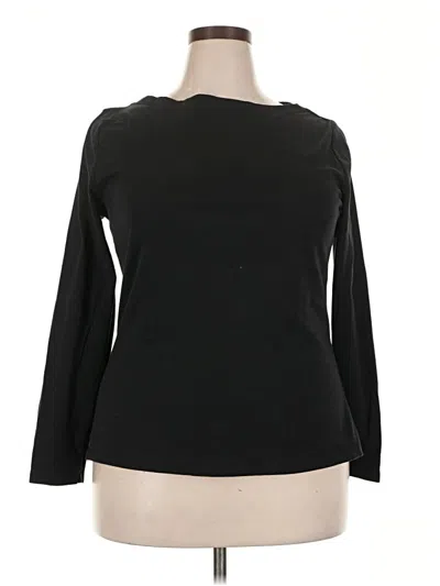 Pre-owned Boden Long Sleeve T-shirt In Black