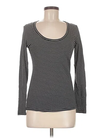 Pre-owned Boden Long Sleeve T-shirt In Black