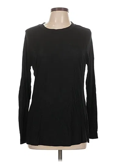 Pre-owned Boden Long Sleeve T-shirt In Black