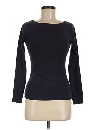 Pre-owned Boden Long Sleeve T-shirt In Black