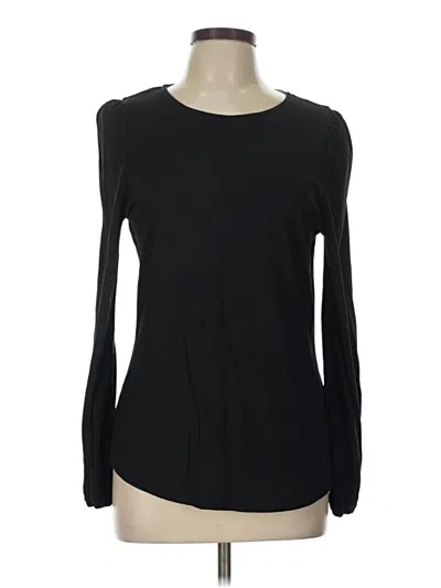 Pre-owned Boden Long Sleeve T-shirt In Black